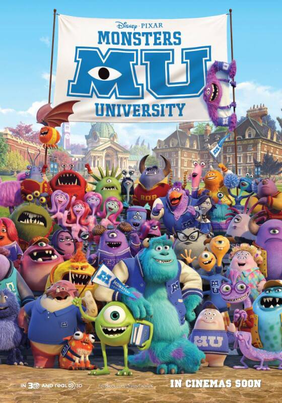  Monsters University New Poster