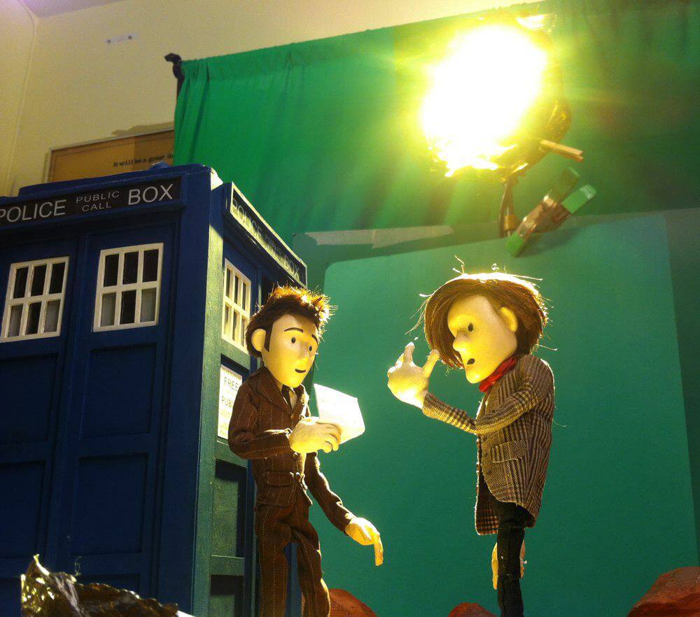 The 11th and 10th Doctors meet
