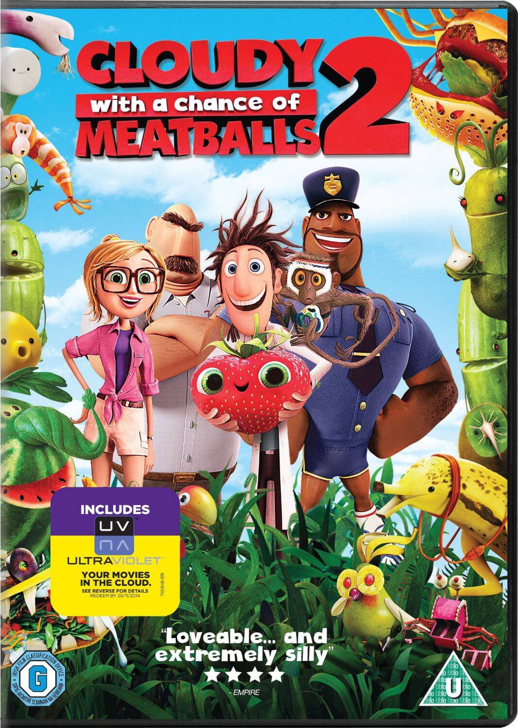 Cloudy With A Chance of Meatballs 2 - DVD