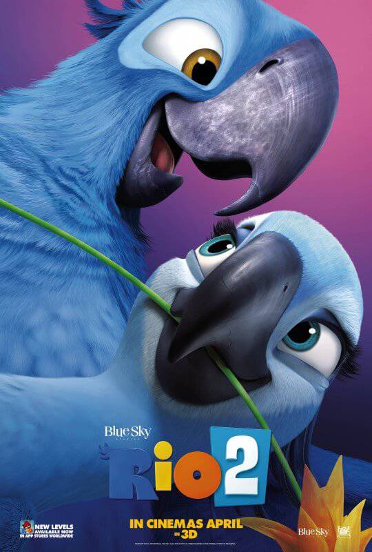 Rio 2 Blu and Jewel Character 1 Sheet