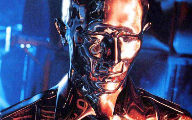 The T-1000 cyborg from James Cameron's Terminator 2: Judgment Day (1991).