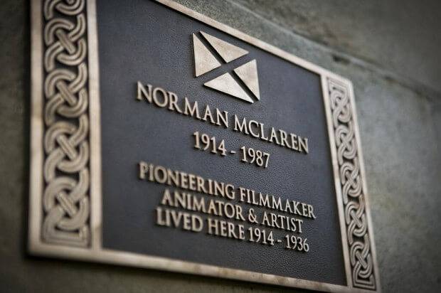 norman mclaren plaque