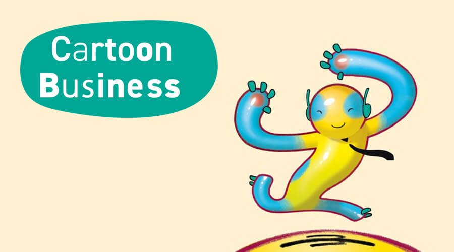 Cartoon Media Cartoon Business Logo 2026