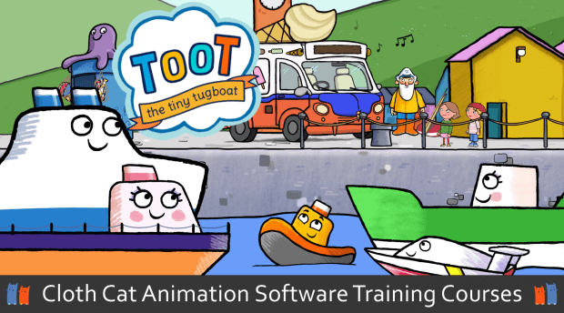Toot the Tiny Tugboat - Cloth Cat Animation