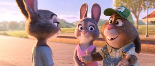 Judy about to leave Bunnyburrow for Zootropolis