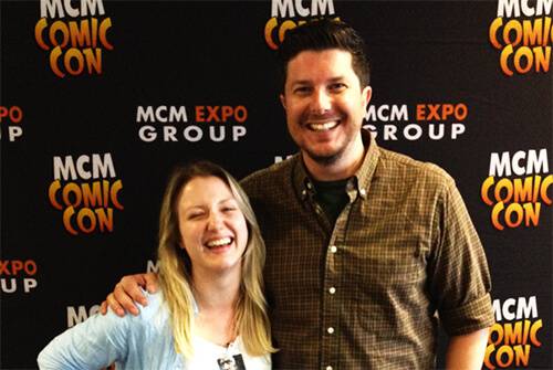 Sophie Dutton & Kent Osborne at London MCM Comic Con