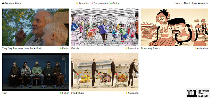 Estonian Film Institute Launches Free New Website for Estonian Short Films  - Skwigly Animation Magazine