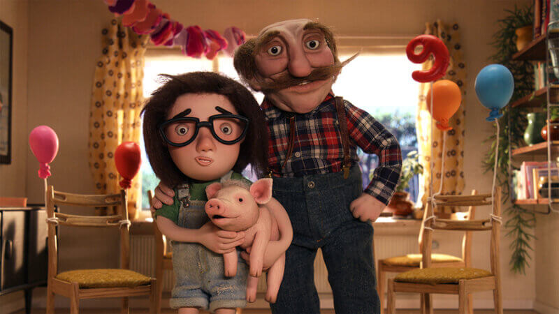 Still from OINK Stop Motion Feature film
