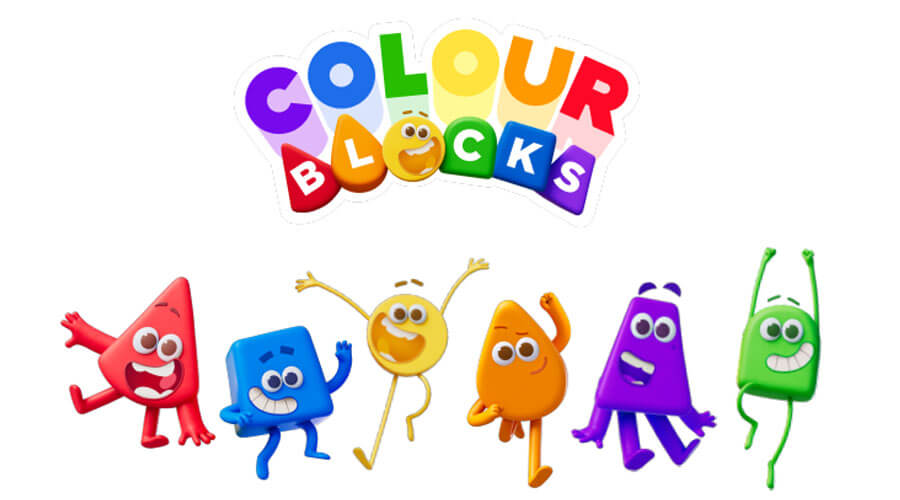Meet the Colourblocks!, Red, Orange, Yellow, Green, Blue & Purple