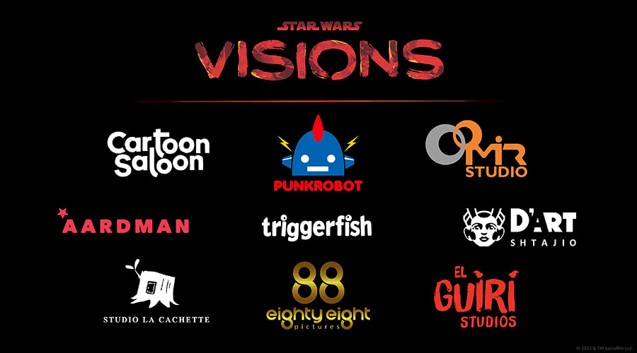 Aardman and Cartoon Saloon among top-tier animation studios for 'Star Wars:  Visions' Volume 2 - Skwigly Animation Magazine