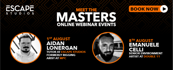 Escape Studios Meet The Masters Newsletter July 2023