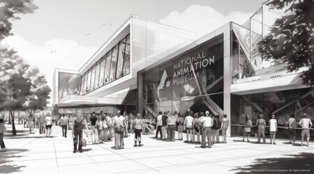 National Animation Museum Exterior Concept Art