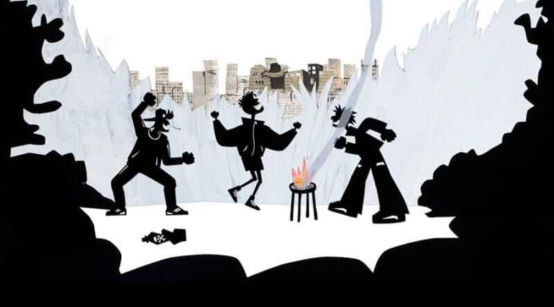 Silhouettes in Lotte&rsquo;s Footsteps screening - "SPIRIT- A Symphony of Chaos"