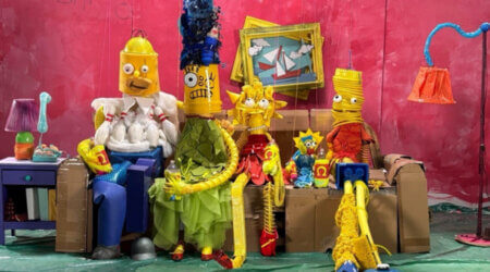 The Simpsons couch gag by Meow Wolf Photo by Emily Montoya