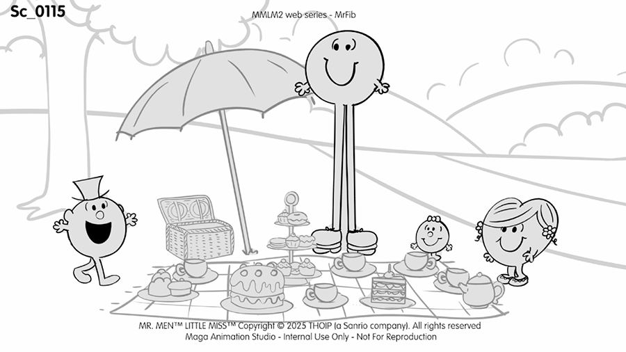 Mr. Men Little Miss Mini Adventures Returns with 12 New Episodes - Making of animatic
