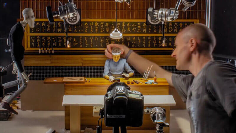 British stop-motion animator Tim Allen