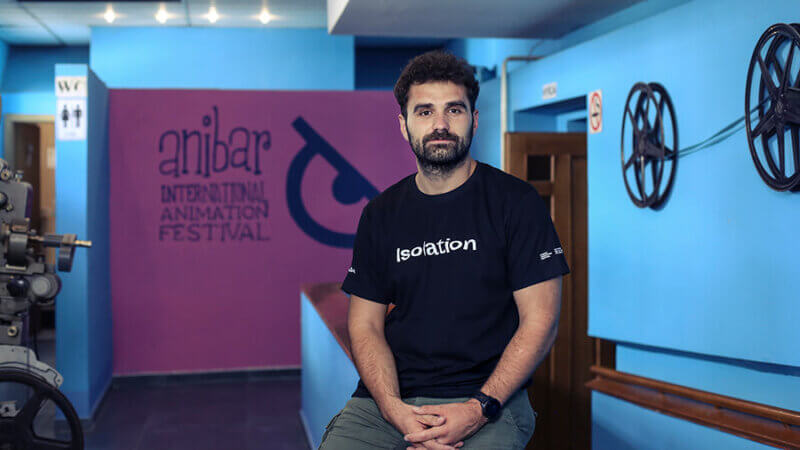 Vullnet Sanaja, of Anibar Animation Festival (Kosovo)